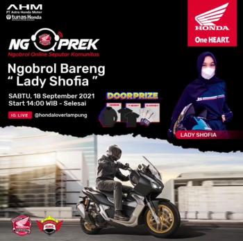 Tunas Honda dan NSS Kedaton Sukses Menggelar Ngoprek Bersama Lady Shofia